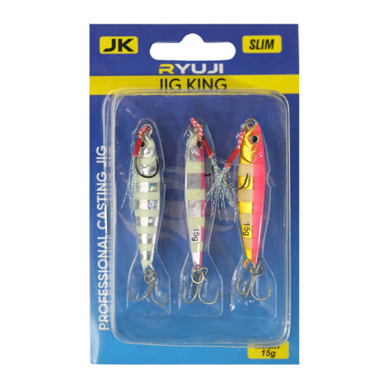 Ryuji Jig King Zebra Mix ( 3 adet ) Jig Yem 10gr