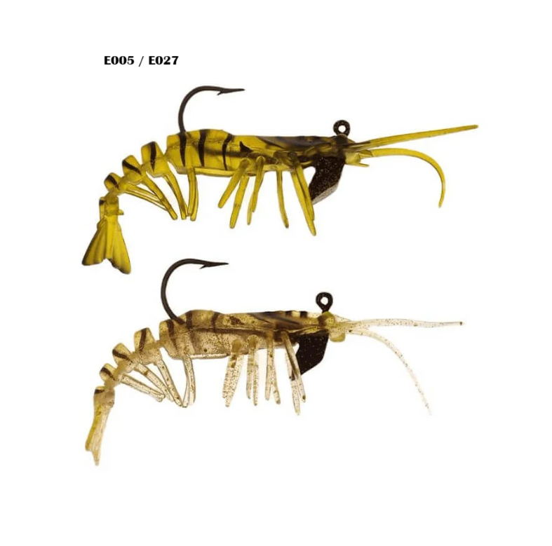 Albastar Gamba 5 cm 3.7 gr 2li Kombo Silikon Karides