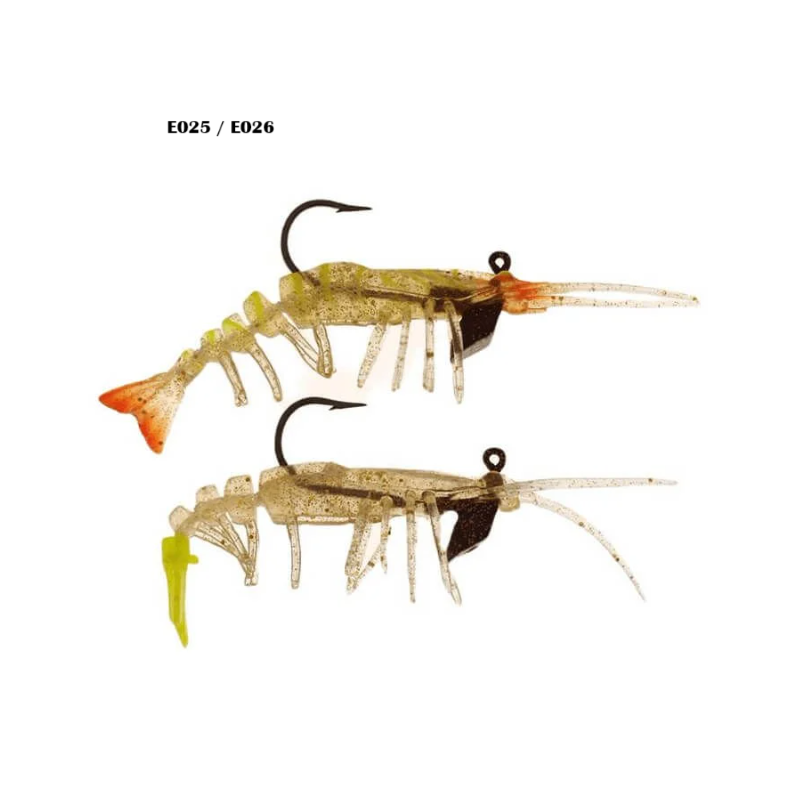 Albastar Gamba 5 cm 3.7 gr 2li Kombo Silikon Karides