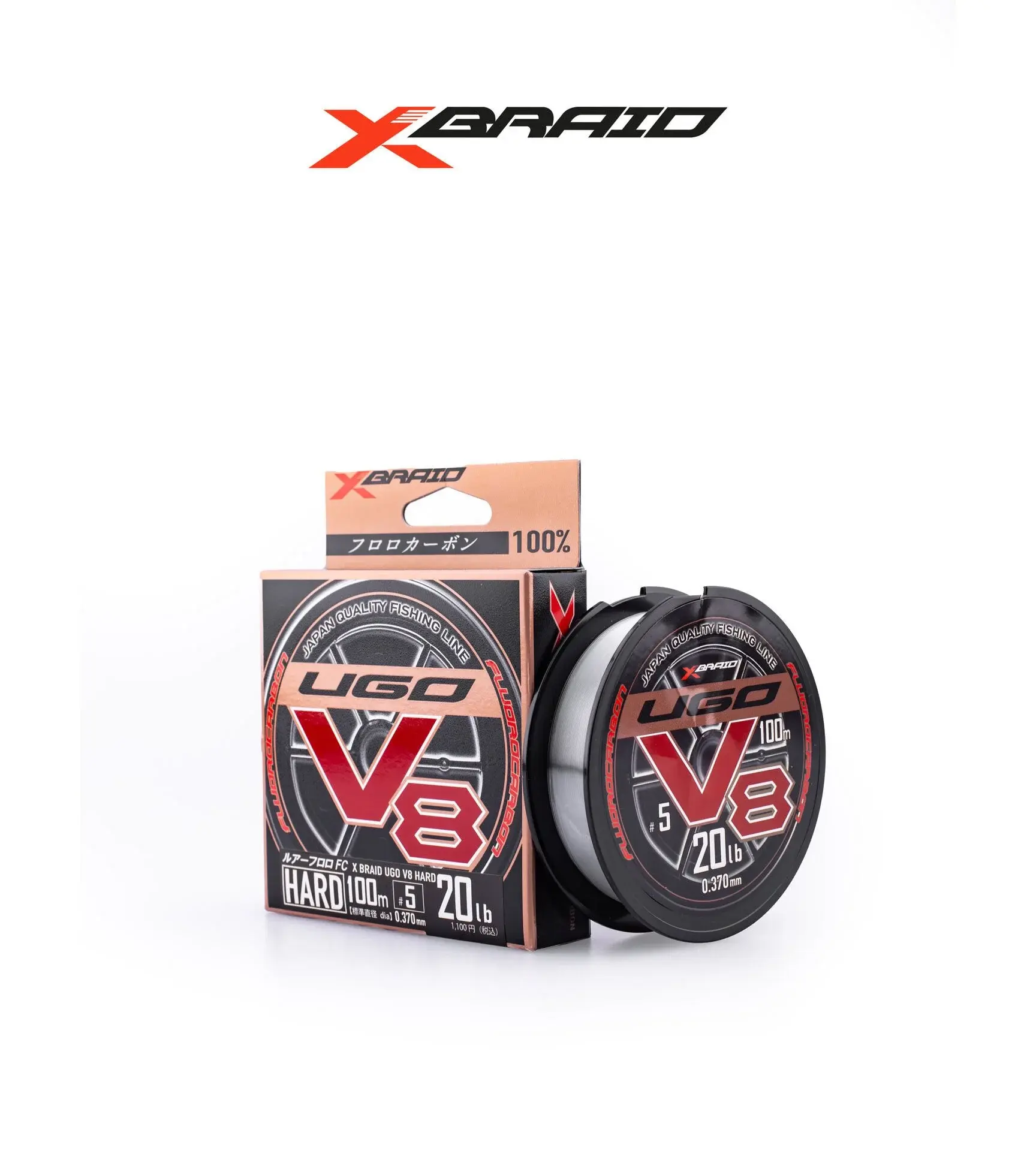 XBRAID F-UGO V8 HARD Fluorocarbon Misina