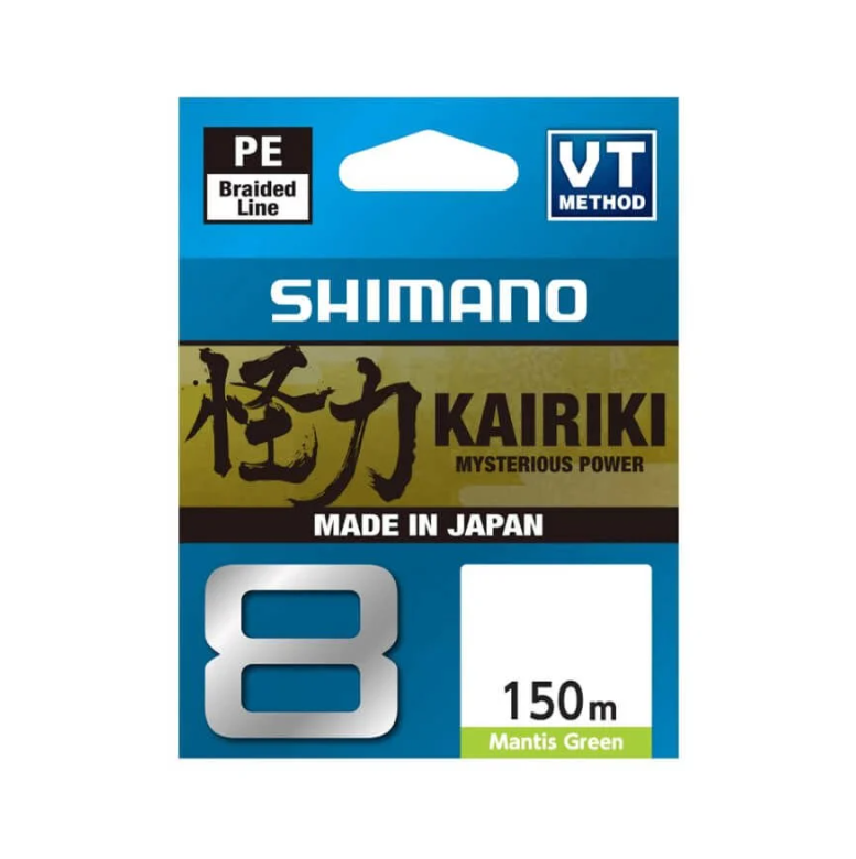 Shimano Kairiki 8x 150 Mt Mantis Green Örgü İp Misina