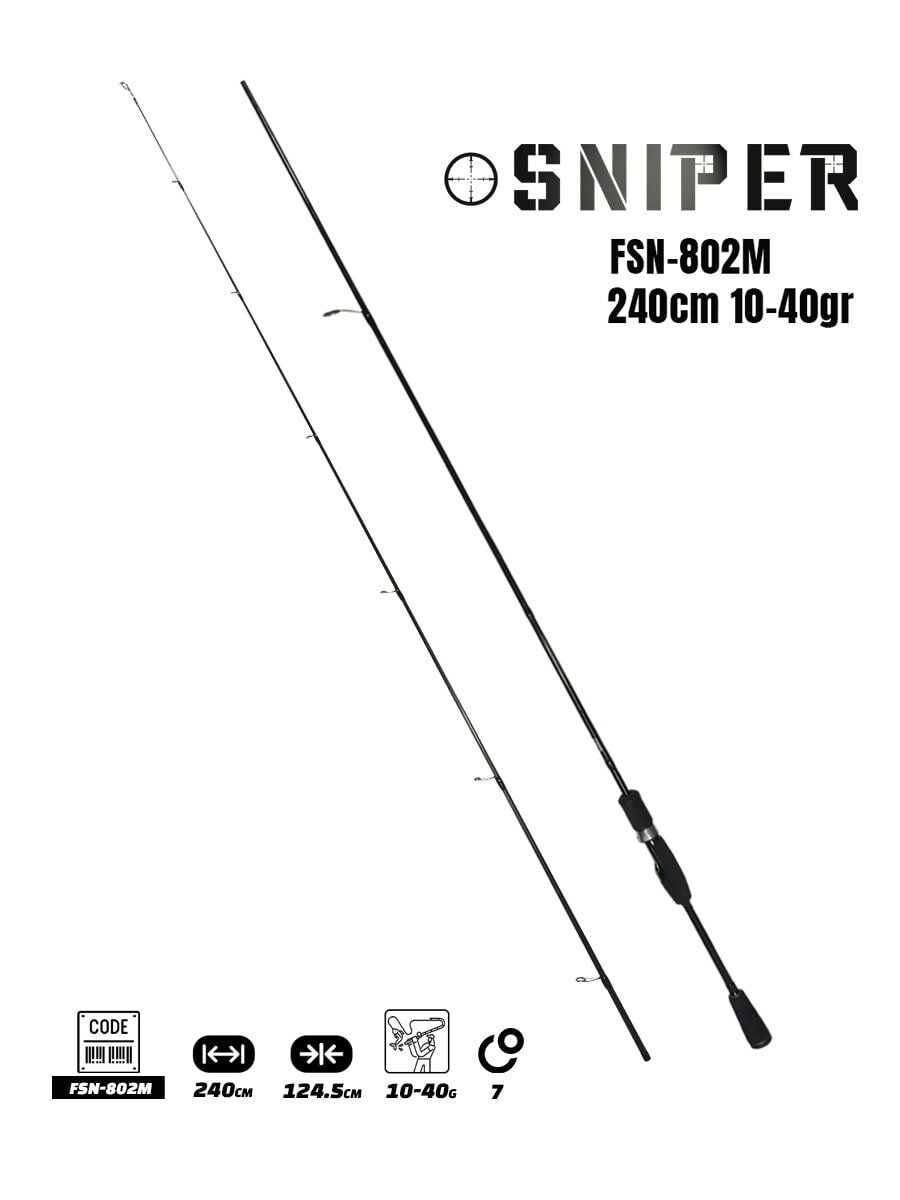 Fujin Sniper 240 Cm 10-40 Gr Spin Kamışı