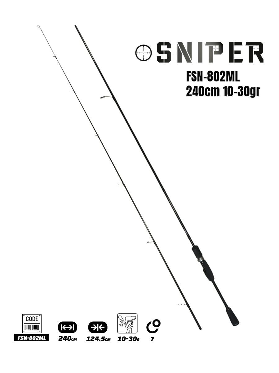 Fujin Sniper 240 Cm 10-30 Gr Spin Kamışı