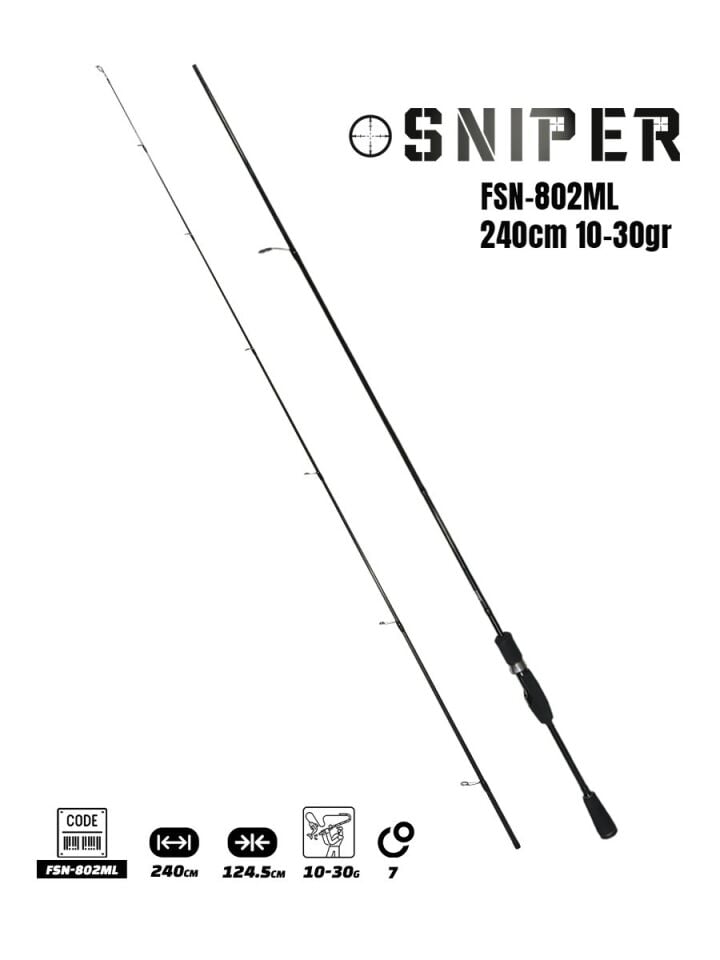 Fujin Sniper 240 Cm 10-30 Gr Spin Kamışı