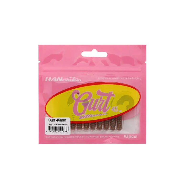 Hanfish Gurt 4.5 Cm Silikon Yem AGT-108 Bloodworm