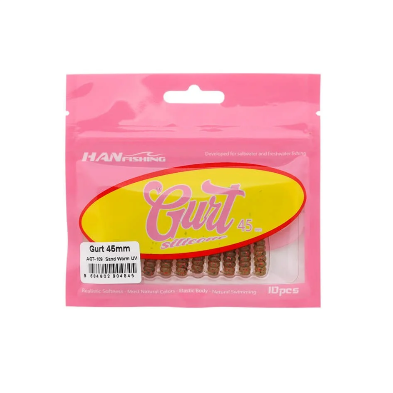 Hanfish Gurt 4.5 Cm Silikon Yem AGT-109 Sand Worm UV
