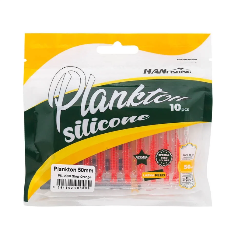 Hanfish Plankton 5 Cm Lrf Silikon Yem Glow Orange