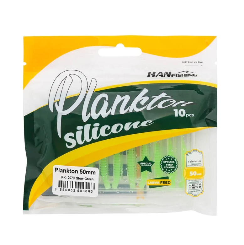 Hanfish Plankton 5 Cm Lrf Silikon Yem Glow Green