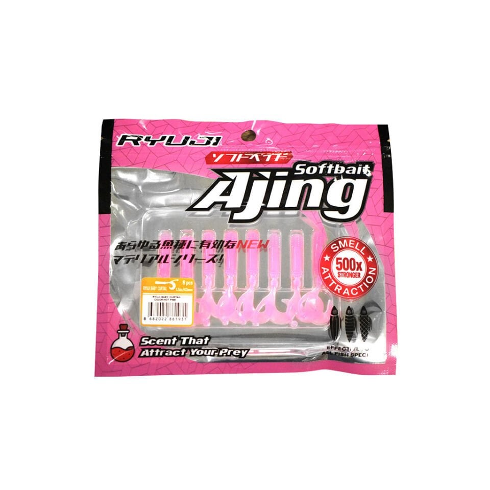 Ryuji Baby Curtail 4.3 Cm Silikon Yem