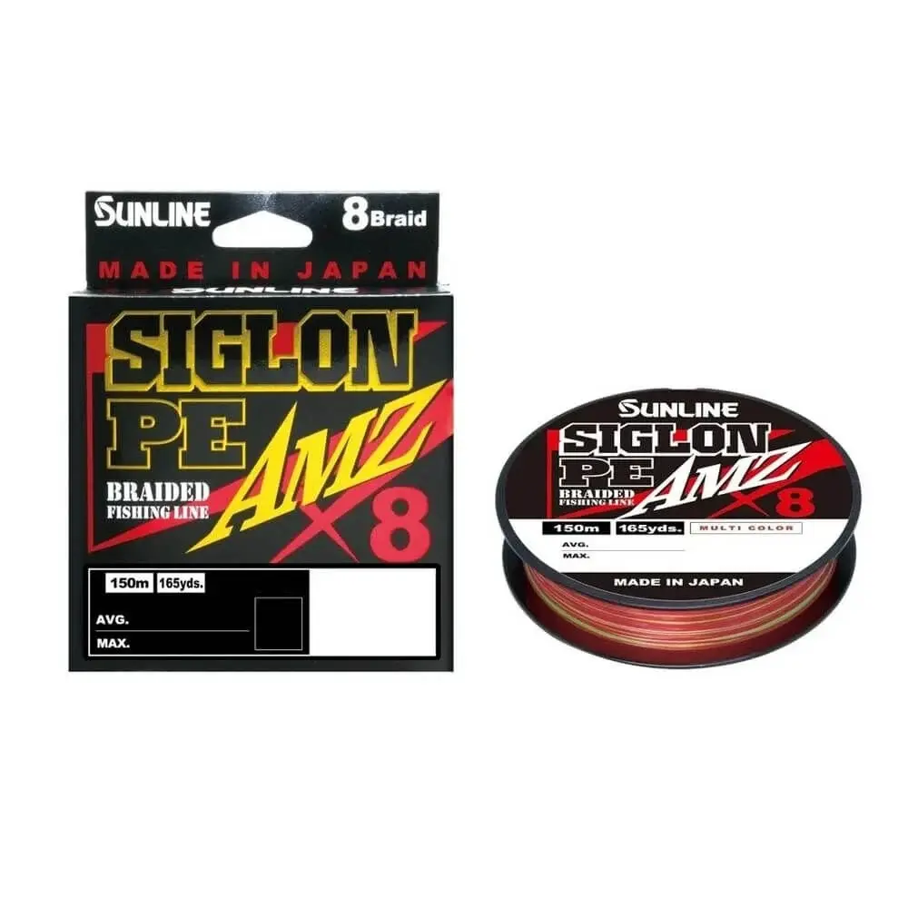 Sunline Siglon PE Amz 8x Multi Color 150 Mt İp Misina