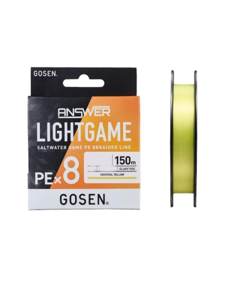 Gosen Answer Light Game x8 Yellow 150 Mt İp Misina