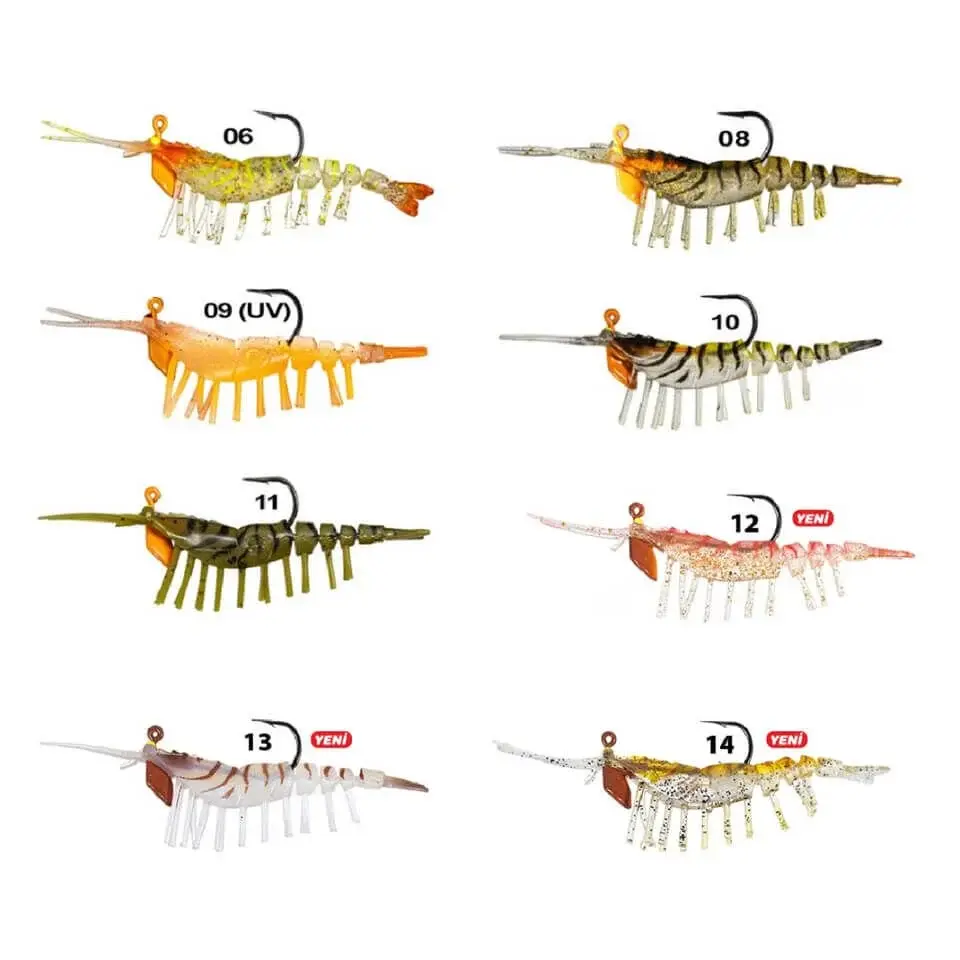 Ryuji Ayu Shrimp 7.5 Cm 7.2 Gr Silikon Karides Yem