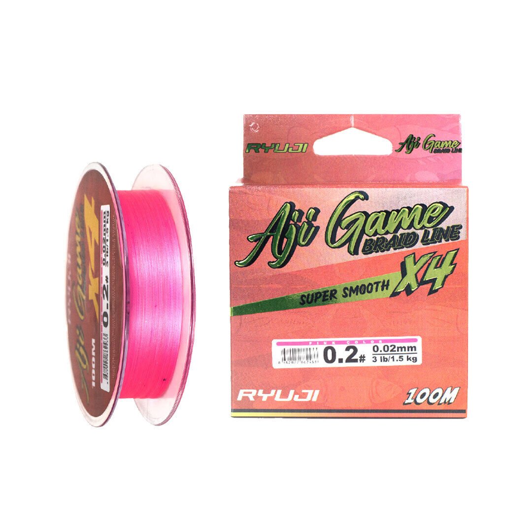 Ryuji Aji Game 4x 100 Mt Pink İp Misina